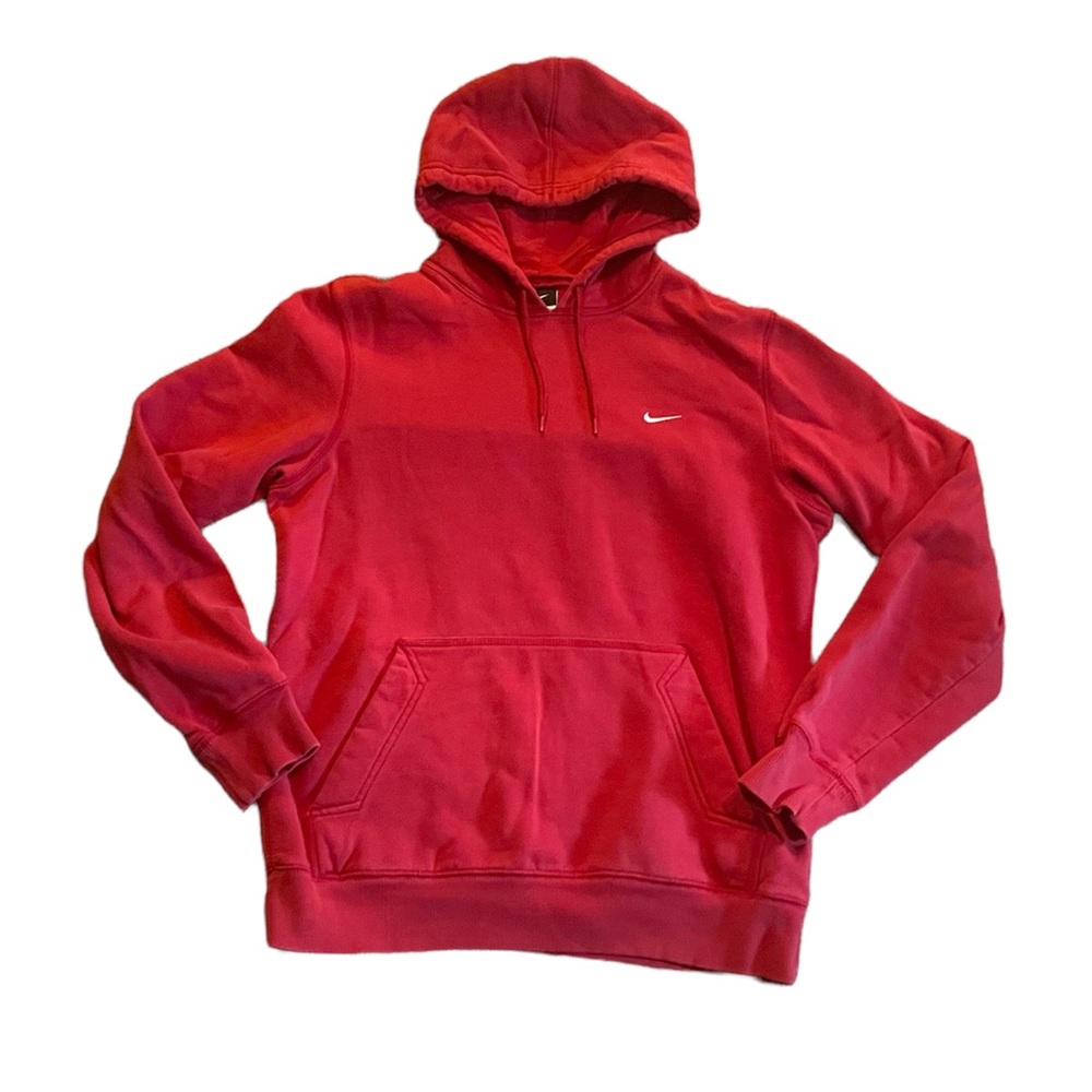 Red Nike hoodie